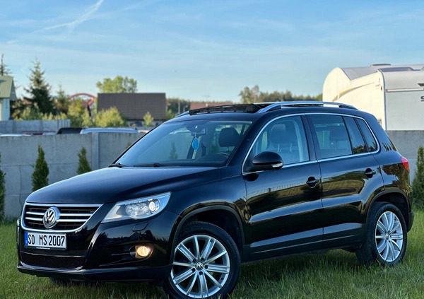 Volkswagen Tiguan cena 39900 przebieg: 219000, rok produkcji 2009 z Mrągowo małe 742